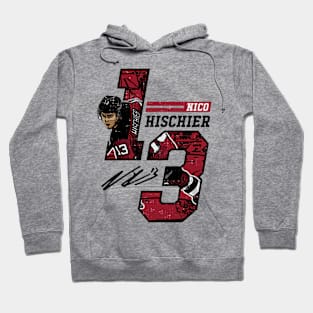 Nico Hischier New Jersey Offset Hoodie